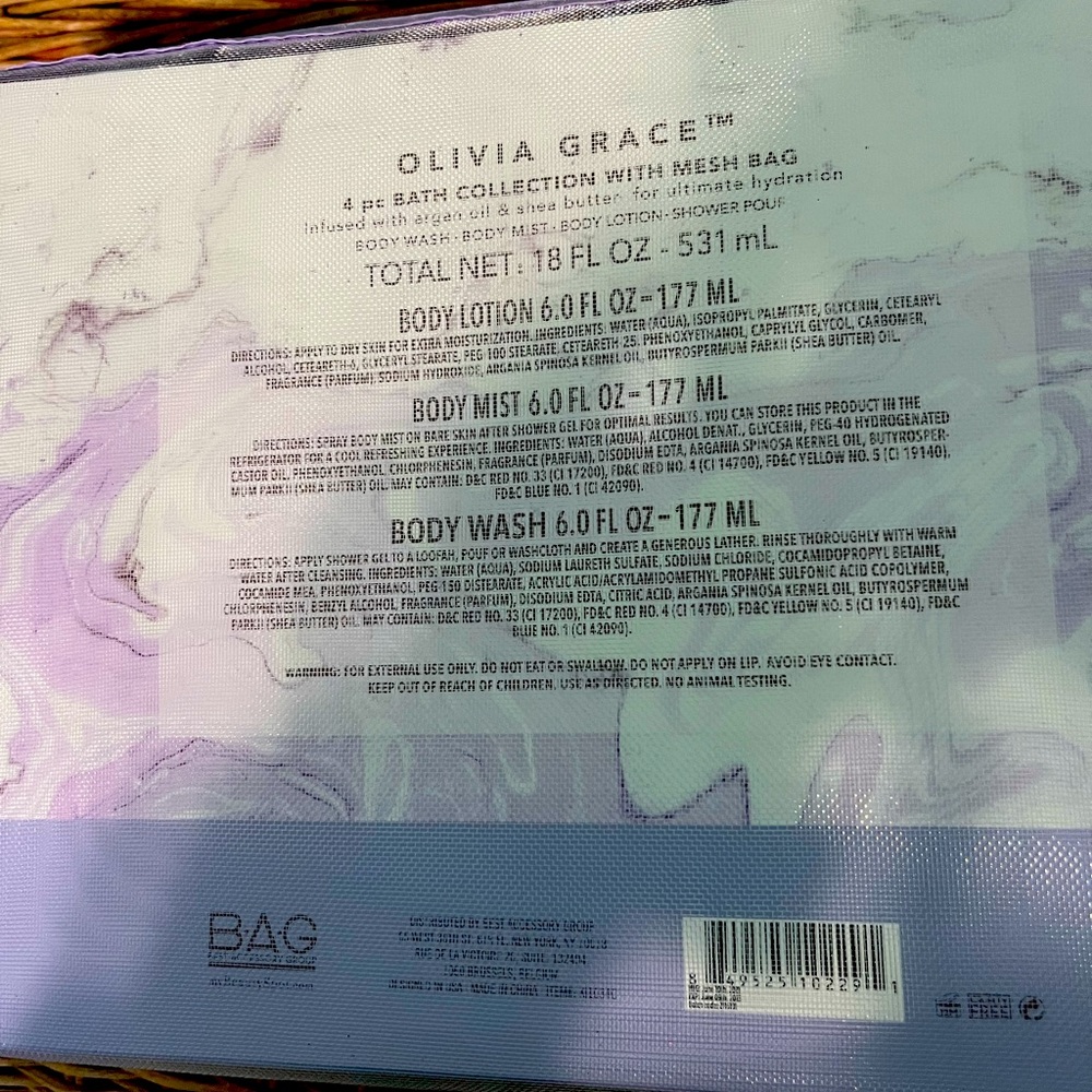 Lavender bath set - Picture 4 of 4